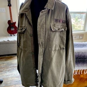 Army green jacket xl